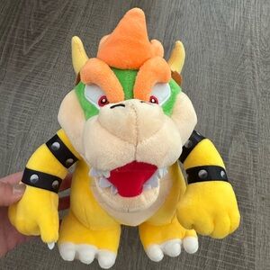 Super Mario Bros BOWSER Plush Toy Stuffed Doll 11”